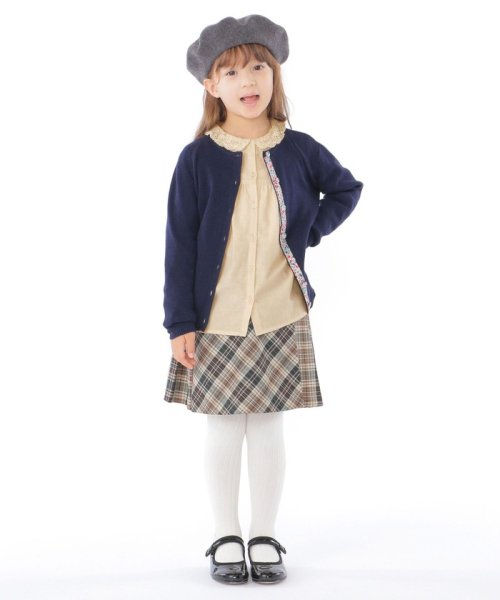 SHIPS KIDS(シップスキッズ)/SHIPS KIDS:100～130cm / チェック ラップ プリーツ スカート/img05