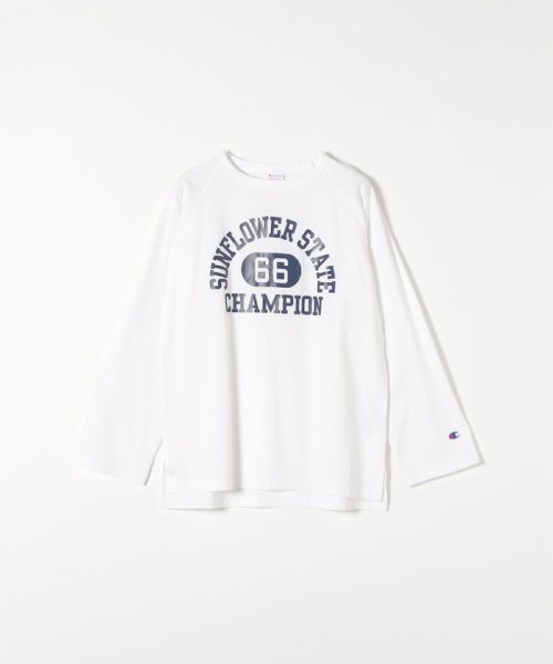 SHIPS any WOMEN(シップス　エニィ　ウィメン)/Champion:〈ウォッシャブル〉デザイン ロゴ ロングスリーブ TEE/img06