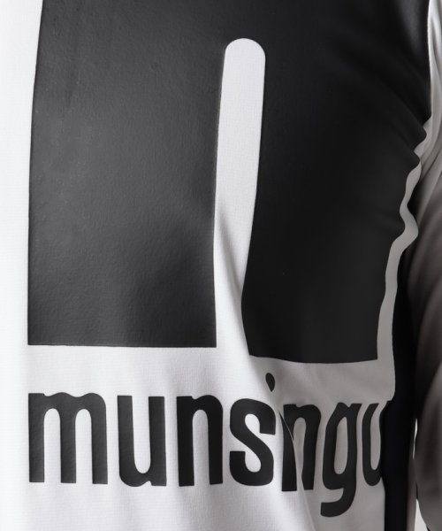 Munsingwear(マンシングウェア)/『ENVOY/エンボイ』MOTION3D mロゴプリントジップシャツ【アウトレット】/img05