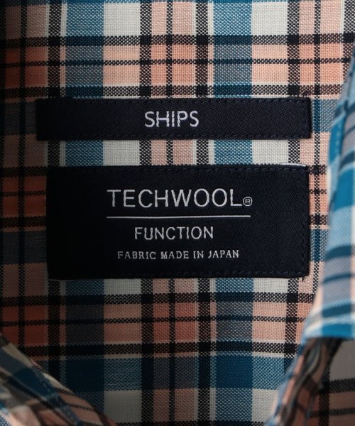 SHIPS MEN(シップス　メン)/SHIPS:〈ウォッシャブル〉テックウール リラックスフィット レギュラーカラー シャツ 22FW/img27