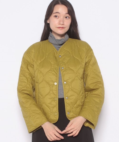 BENETTON (women)(ベネトン（レディース）)/【GREEN B】ショート丈中綿ノーカラージャケット/img42