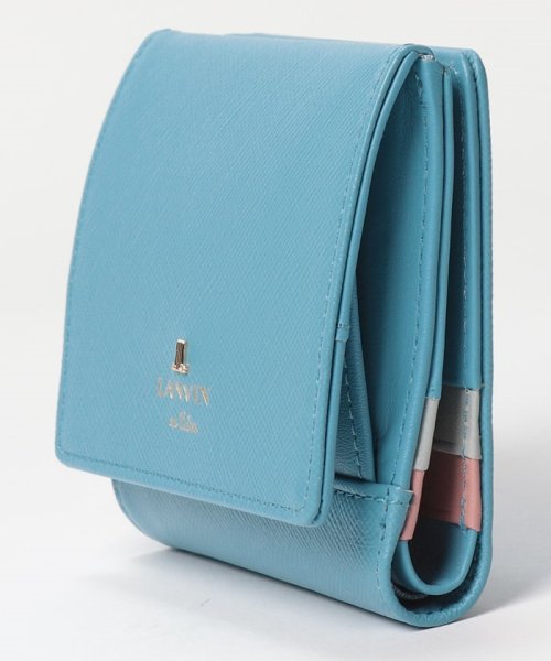 LANVIN en Bleu(BAG)(ランバンオンブルー（バッグ）)/リュクサンブールカラー 内BOX二つ折り財布/img01