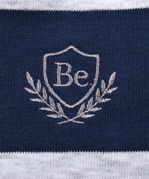 BeBe(ベベ)/【 お揃い 】 ウラゲ ボーダー ポロシャツ (90~150cm)/img08
