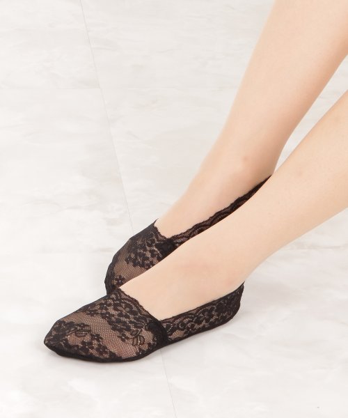 Lace Ladies(レースレディース)/【5足セット】 靴下 レース カバーソックス 深履き 5足セット レディース くるぶし くつ下 くつした シンプル ナチュラル フェミニン ガーリー きれいめ /img10