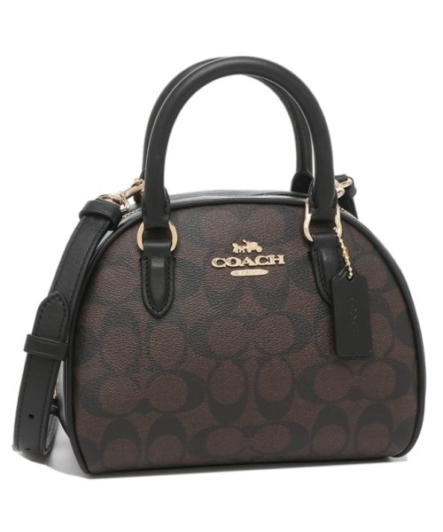 COACH(コーチ)/コーチ アウトレット ハンドバッグ ショルダーバッグ ブラウン ブラック レディース COACH CA591 IMAA8/img01