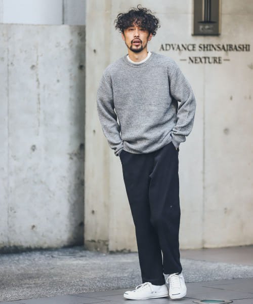 URBAN RESEARCH Sonny Label(アーバンリサーチサニーレーベル)/ウォッシャブルウール混クルーネックニット/img12