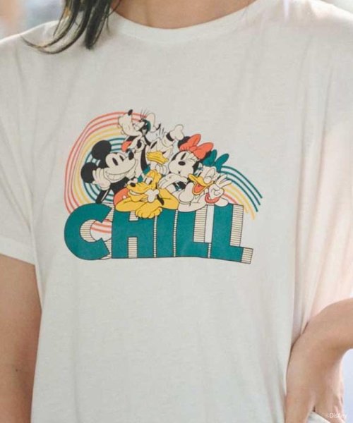 REDYAZEL(レディアゼル)/ディズニー/CHILLプリントTシャツ/img02