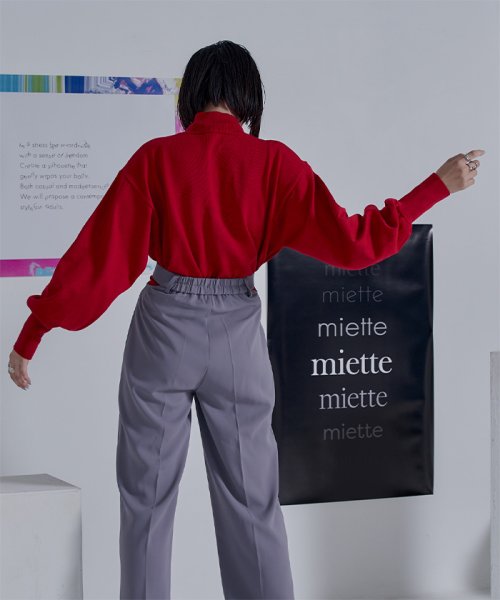 miette(ミエット)/涙開きハイネックニット/img08
