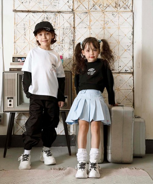 ANAP KIDS(アナップキッズ)/ミニ裏毛袖ファスナートップス/img04