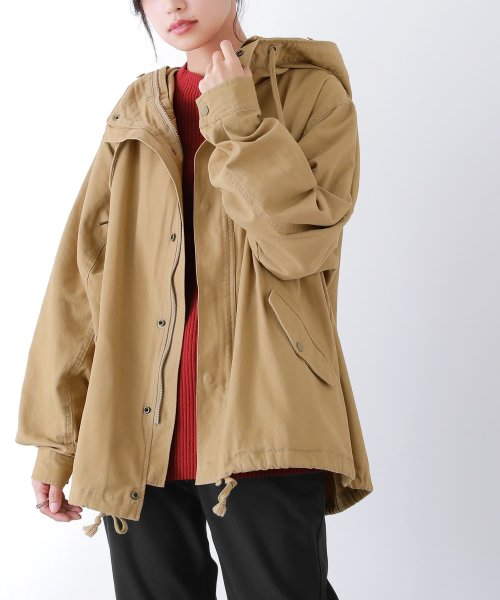 『ライナー付き3wayミドル丈モッズコート』 『ライナー付き3wayミドル丈モッズコート』 R1371462090(10465円)