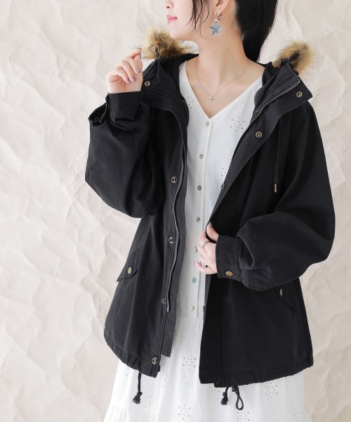 『ライナー付き3wayミドル丈モッズコート』 『ライナー付き3wayミドル丈モッズコート』 R1371462090(10465円)