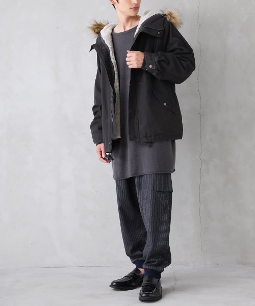 『ライナー付き3wayミドル丈モッズコート』 『ライナー付き3wayミドル丈モッズコート』 R1371462090(10465円)