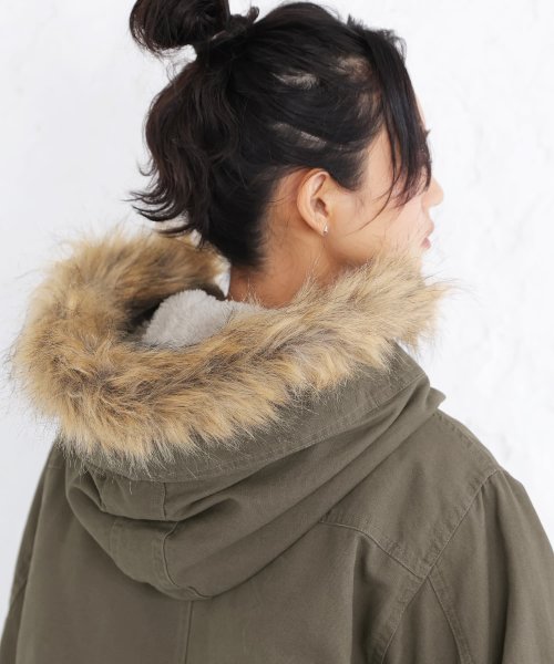 『ライナー付き3wayミドル丈モッズコート』 『ライナー付き3wayミドル丈モッズコート』 R1371462090(10465円)