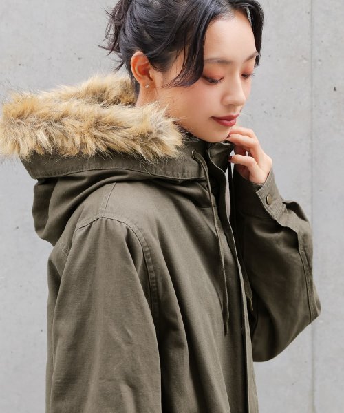 『ライナー付き3wayミドル丈モッズコート』 『ライナー付き3wayミドル丈モッズコート』 R1371462090(10465円)