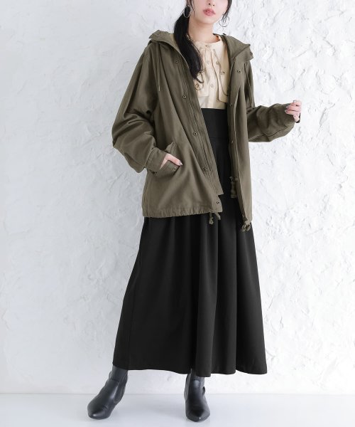 『ライナー付き3wayミドル丈モッズコート』 『ライナー付き3wayミドル丈モッズコート』 R1371462090(10465円)