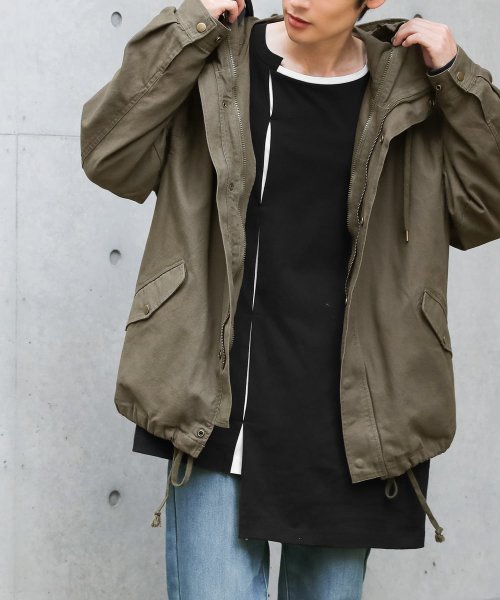 『ライナー付き3wayミドル丈モッズコート』 『ライナー付き3wayミドル丈モッズコート』 R1371462090(10465円)