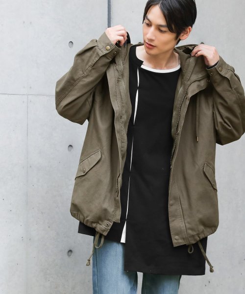 『ライナー付き3wayミドル丈モッズコート』 『ライナー付き3wayミドル丈モッズコート』 R1371462090(10465円)