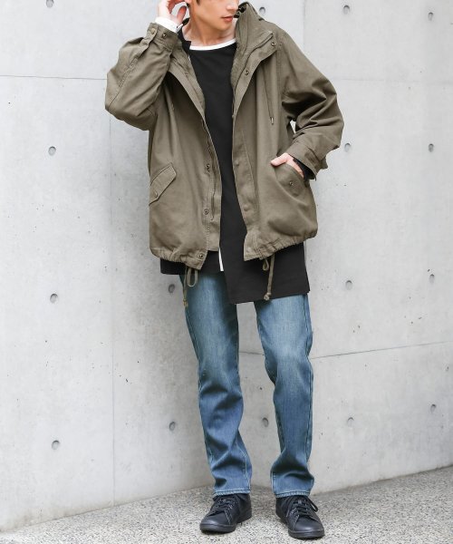 『ライナー付き3wayミドル丈モッズコート』 『ライナー付き3wayミドル丈モッズコート』 R1371462090(10465円)