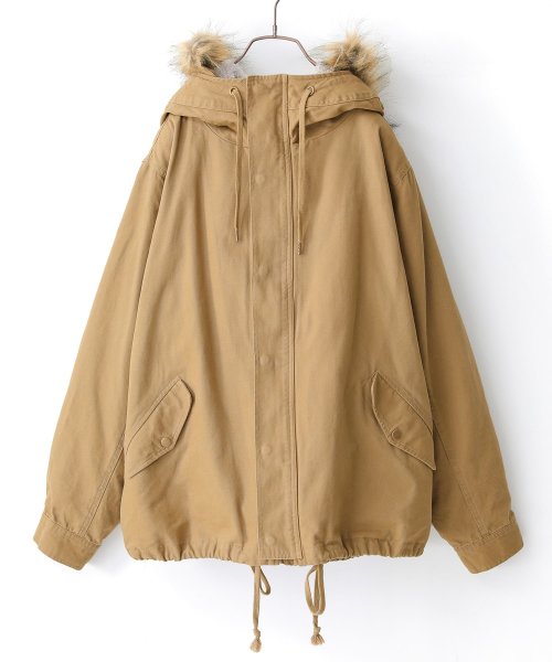 『ライナー付き3wayミドル丈モッズコート』 『ライナー付き3wayミドル丈モッズコート』 R1371462090(10465円)