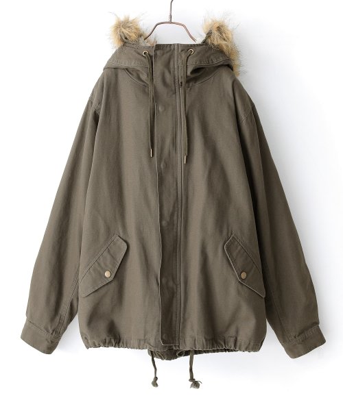 『ライナー付き3wayミドル丈モッズコート』 『ライナー付き3wayミドル丈モッズコート』 R1371462090(10465円)