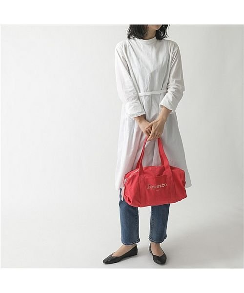 Repetto(レペット)/【repetto(レペット)】B0232T Cotton Duffle bag Size M プリント ロゴ ミディアム ダッフルバッグ ハンドバッグ 鞄 3色/img16