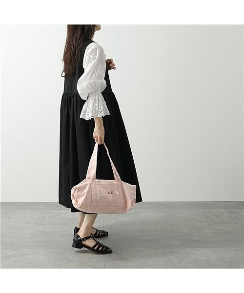 Repetto(レペット)/【repetto(レペット)】B0232T Cotton Duffle bag Size M プリント ロゴ ミディアム ダッフルバッグ ハンドバッグ 鞄 3色/img17