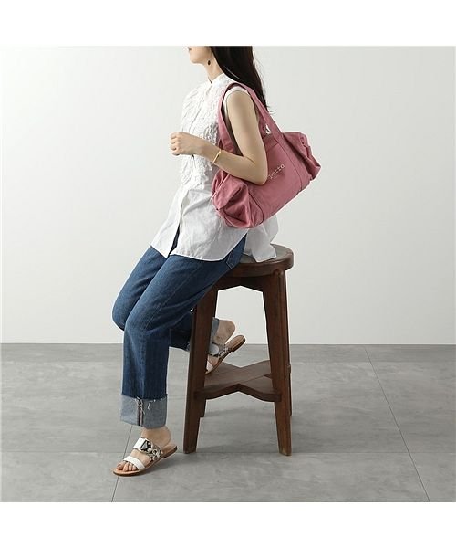 Repetto(レペット)/【repetto(レペット)】B0232T Cotton Duffle bag Size M プリント ロゴ ミディアム ダッフルバッグ ハンドバッグ 鞄 3色/img18