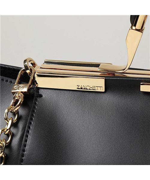 【ZANCHETTI(ザンケッティ)】 ハンドバッグ AMLETO アムレット 24AM 718 レディース レザー 3WAY BAG M チェーンストラップ