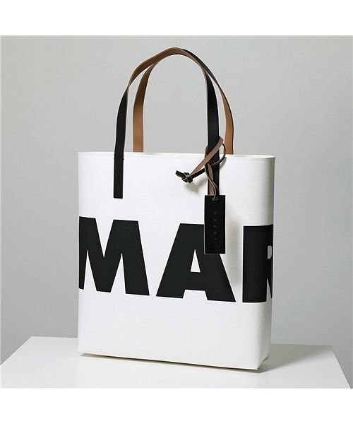 MARNI(マルニ)/【MARNI(マルニ)】トートバッグ SHMPQ10A11 P4908 レディース セルロース ショッピングバッグ ロゴ 鞄 /img03