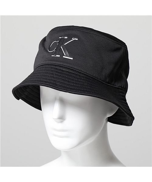Calvin Klein(カルバンクライン)/【Calvin Klein(カルバンクライン)】バケットハット K50K509433 HEAVY JERSEY BUCKET HAT メンズ cKラバーロゴ 帽/img02