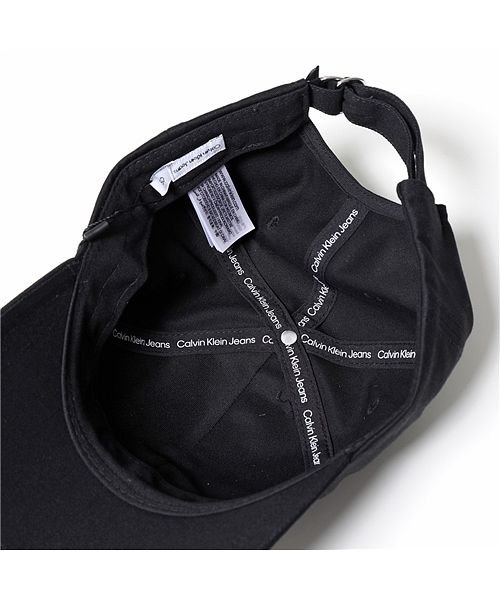 Calvin Klein(カルバンクライン)/【Calvin Klein(カルバンクライン)】ベースボールキャップ K60K609808 レディース cKロゴ 立体刺繍 コットン 帽子 BDS/Black/img04