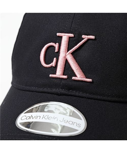 Calvin Klein(カルバンクライン)/【Calvin Klein(カルバンクライン)】ベースボールキャップ K60K609808 レディース cKロゴ 立体刺繍 コットン 帽子 BDS/Black/img06