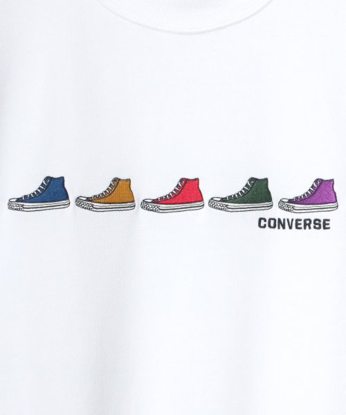 LAZAR(ラザル)/【Lazar】CONVERSE/コンバース ビッグシルエット カラフル オールスター スニーカー ロゴ 刺繍 スウェット トレーナー レディース メンズ/img13