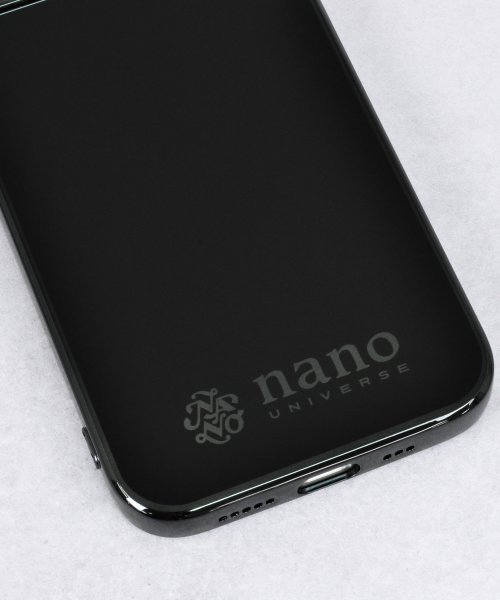 nano・universe(ナノユニバース)/iPhone14 iphone14pro ケース ナノユニバース nano universe 背面ケース ブラックメタル iphone8 iphone se3/img09