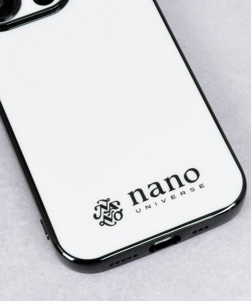 nano・universe(ナノユニバース)/iPhone14 iphone14pro ケース ナノユニバース nano universe 背面ケース ブラックメタル iphone8 iphone se3/img11