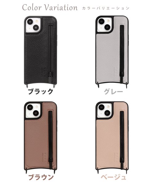 nano・universe(ナノユニバース)/スマホショルダー ケース iPhone15 15pro iphone14 14pro 13 ケース ナノユニバース nano universe ストラポケット/img05