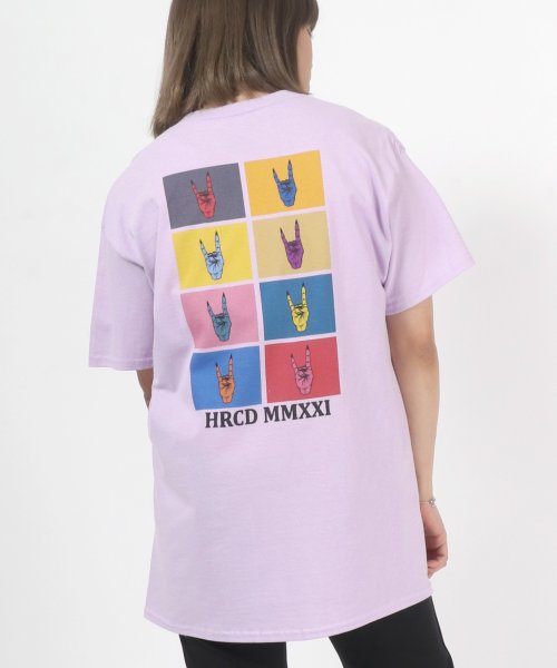 salong hameu(salong hameu)/【Salong hameu】ハンドサイングラフィック バックプリントTシャツ レディース メンズ 半袖 Tシャツ カジュアル/img27