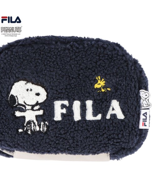 MAC HOUSE(women)(マックハウス（レディース）)/FILA フィラ FILA×PEANUTS ボアマルチポーチ FP5012－EC/img01