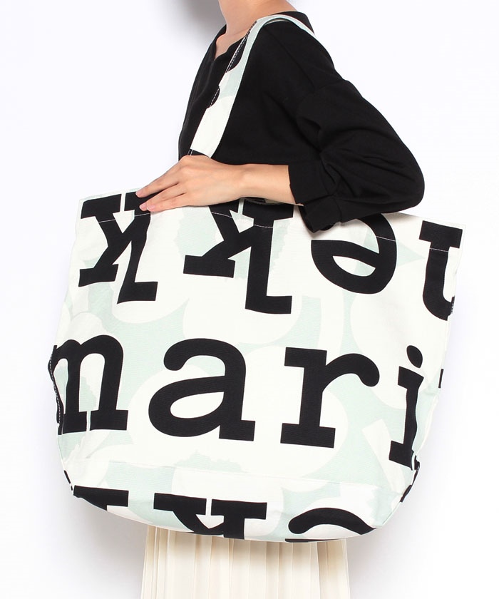 セール】【marimekko】マリメッコ Ahkera Unikko Logo bag トート