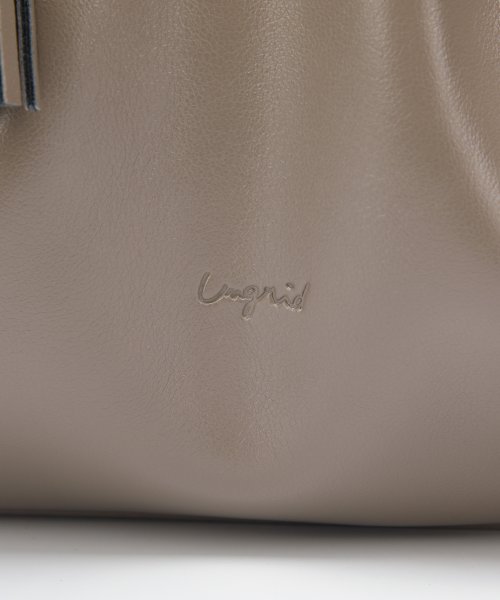 UNGRID bag(アングリッド　バッグ)/ソフトギャザー　ビッグタッセルハンドバッグ/img23