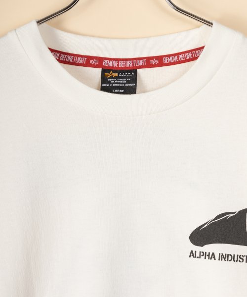 ALPHA INDUSTRIES(アルファインダストリーズ)/【ALPHA/アルファ】  バック スペシャルフォース プリント 長袖Tシャツ/ロンT/アメカジ/ミリタリー/ワンポイント/デカロゴ/定番/2色展開/img07