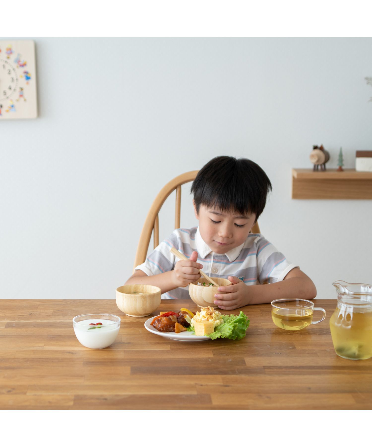 agney アグニー お食い初め 食器セット まるっこお茶碗 3点セット