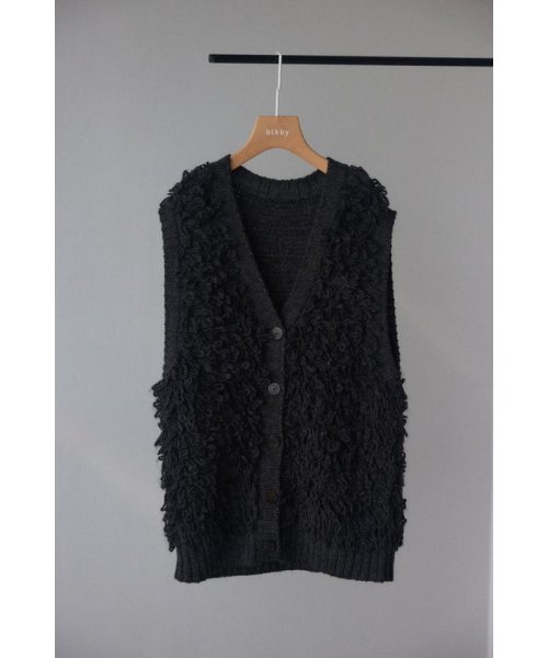 BLACK BY MOUSSY(ブラックバイマウジー)/loop knit vest/img15