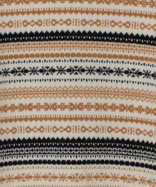 SHIPS: 10ゲージ カシミヤ フェアアイル Vネック ニットベスト 