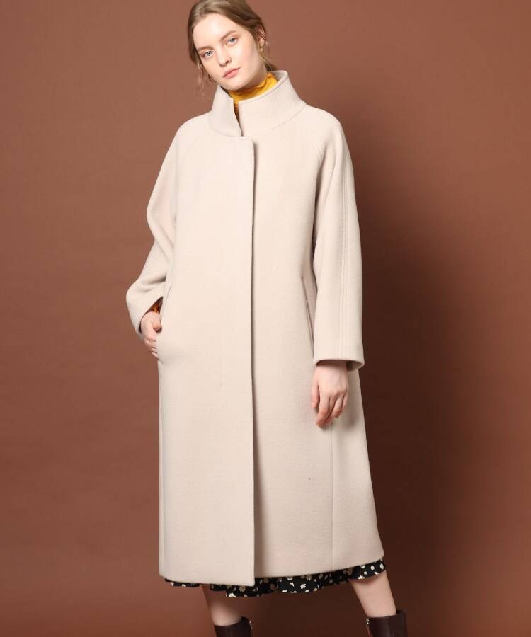 激安アウトレット 【CLASSY.12月号掲載】【人気コートが今年らしくリバイバル】ヘリテージスタンドカラーコート その他のコート