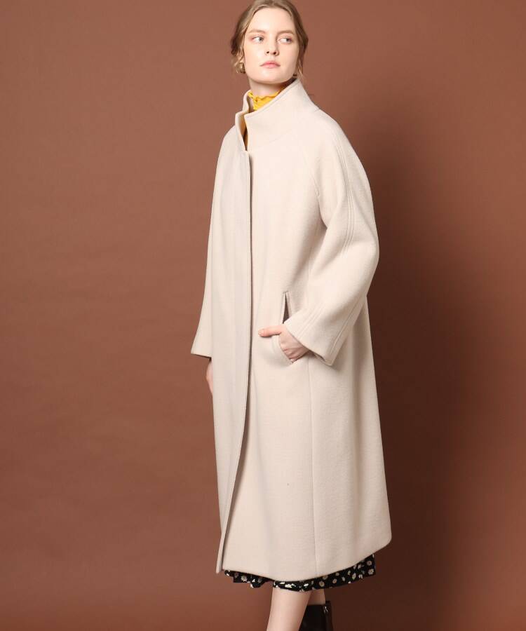 激安アウトレット 【CLASSY.12月号掲載】【人気コートが今年らしくリバイバル】ヘリテージスタンドカラーコート その他のコート