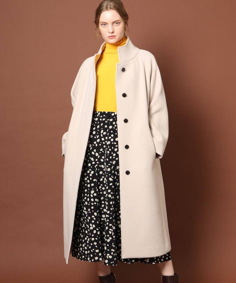 激安アウトレット 【CLASSY.12月号掲載】【人気コートが今年らしくリバイバル】ヘリテージスタンドカラーコート その他のコート