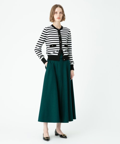 ポケットクルーカーディガン 