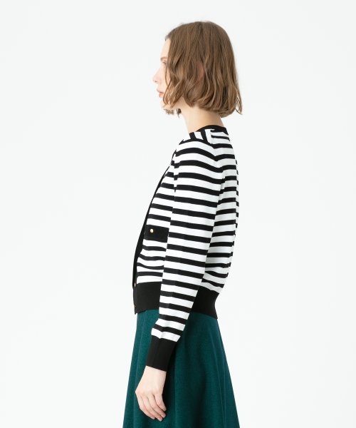 ポケットクルーカーディガン 