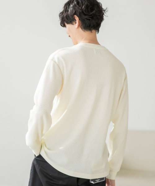 coen(coen)/TCワッフルクルーネックTシャツ/img09